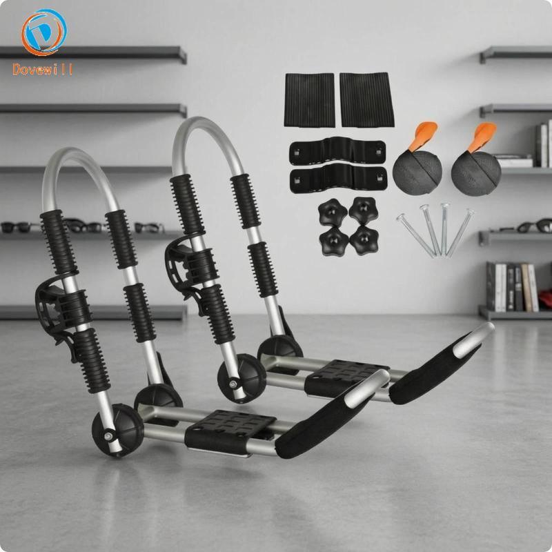 Dovewill 2 ชิ้น Kayak Roof Rack ปรับ Kayak Carrier เรือขนาดเล็ก Carrier Rack Saddle
