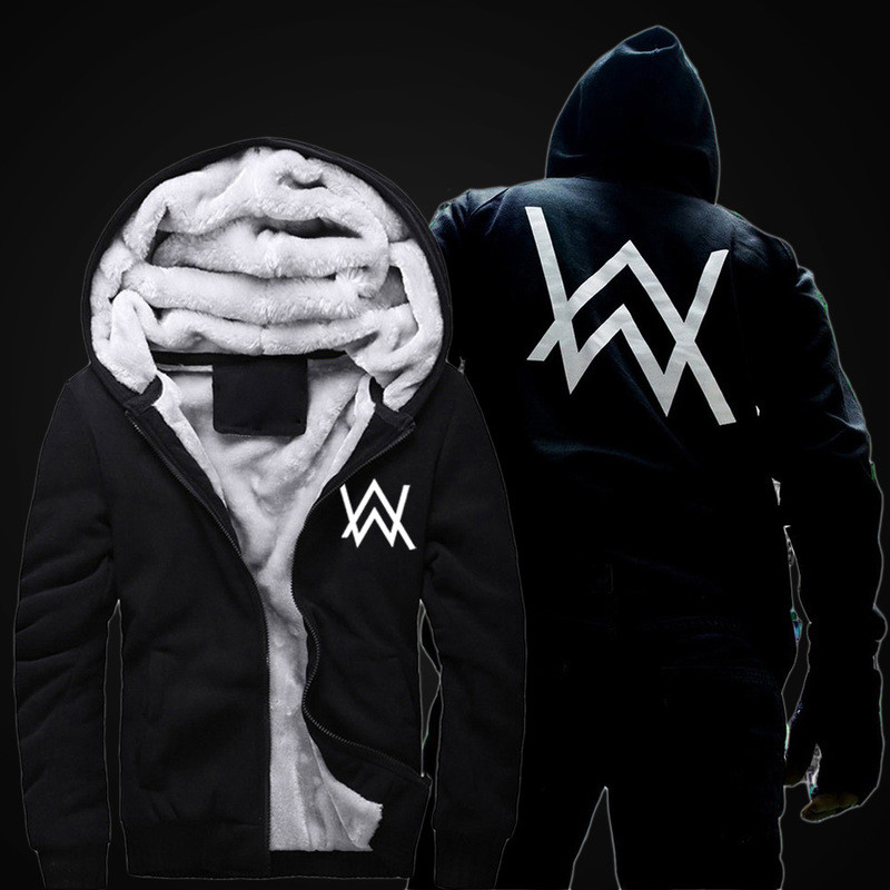 เสื้อฮู้ดสไตล์อิเล็กทรอนิกส์แบบเฟดของ Alan Walker สำหรับวัยรุ่น, เสื้อแจ็คเก็ตมีฮู้ดบุขนแกะสำหรับนัก