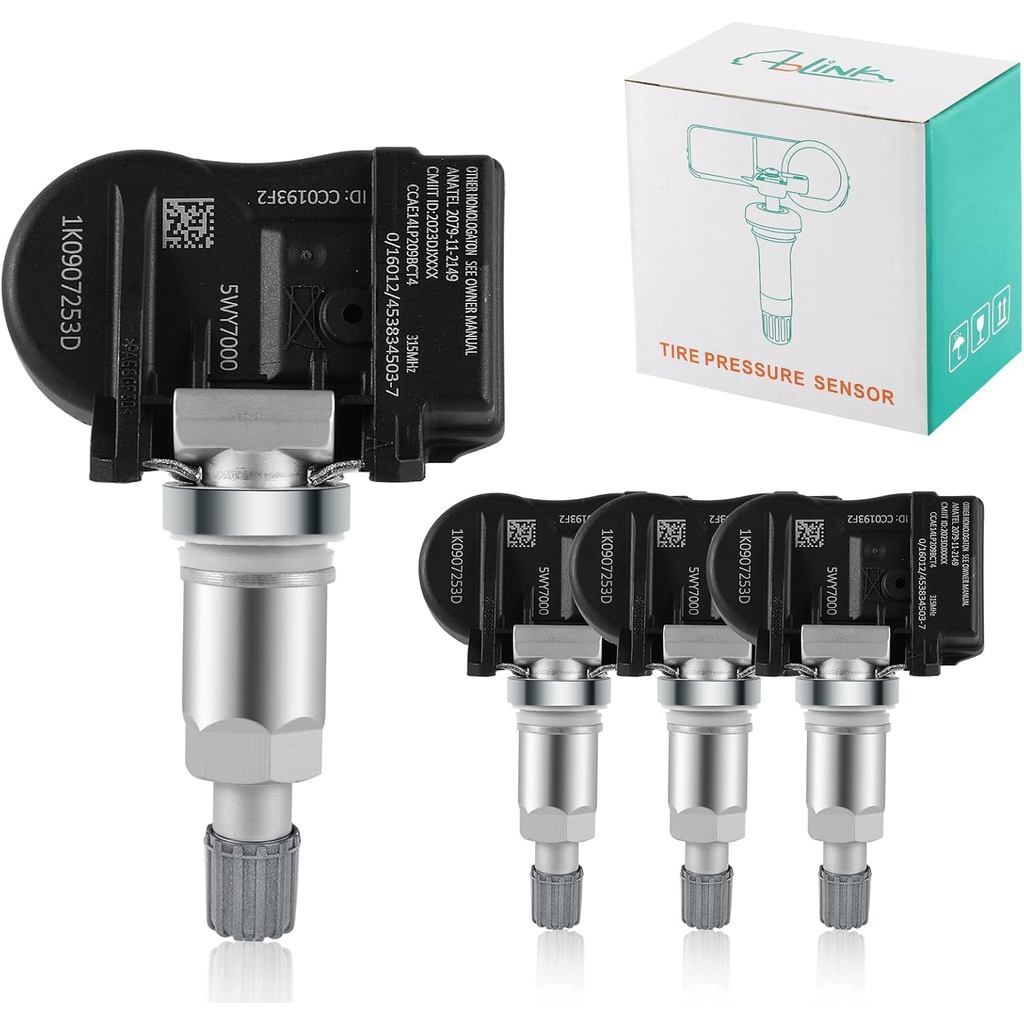 AULINK 1K0-907-253D ระบบตรวจสอบความดันยาง TPMS เซ็นเซอร์สําหรับ 2006-2013 Audi A3 A4 A5 Q5 TT, VW Be