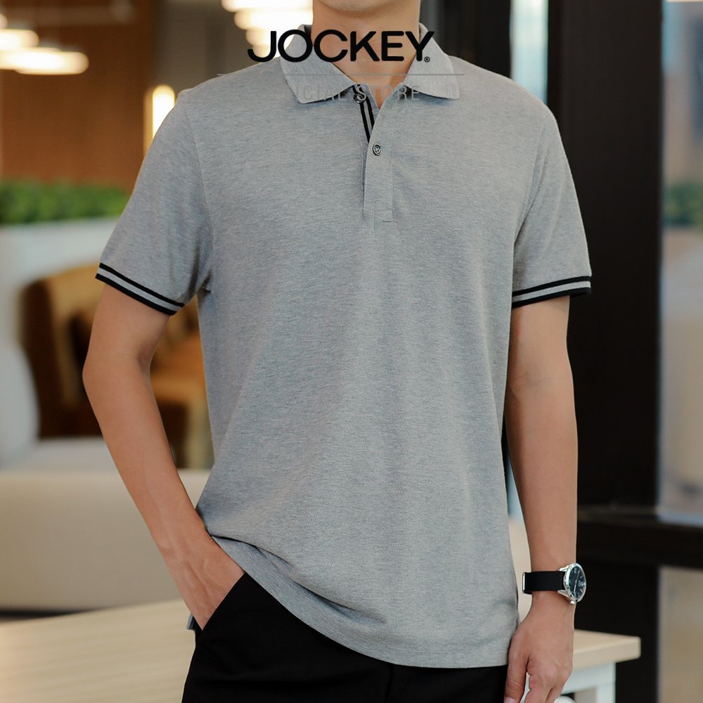 JOCKEY UNDERWEAR เสื้อโปโล ESSENTIAL รุ่น KU JKPOKAF02 POLO SHORT SLEEVE