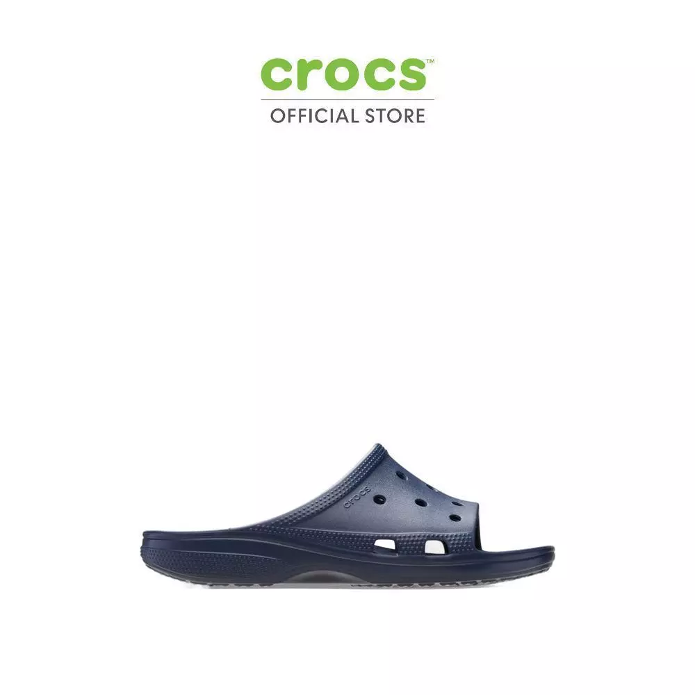 CROCS รองเท้าแตะผู้ชาย SATURDAY SLIDE - NAVY