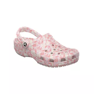 CROCS รองเท้าลำลองผู้ใหญ่ CLASSIC CONFETTI CLOG - PINK MILK/MULTI