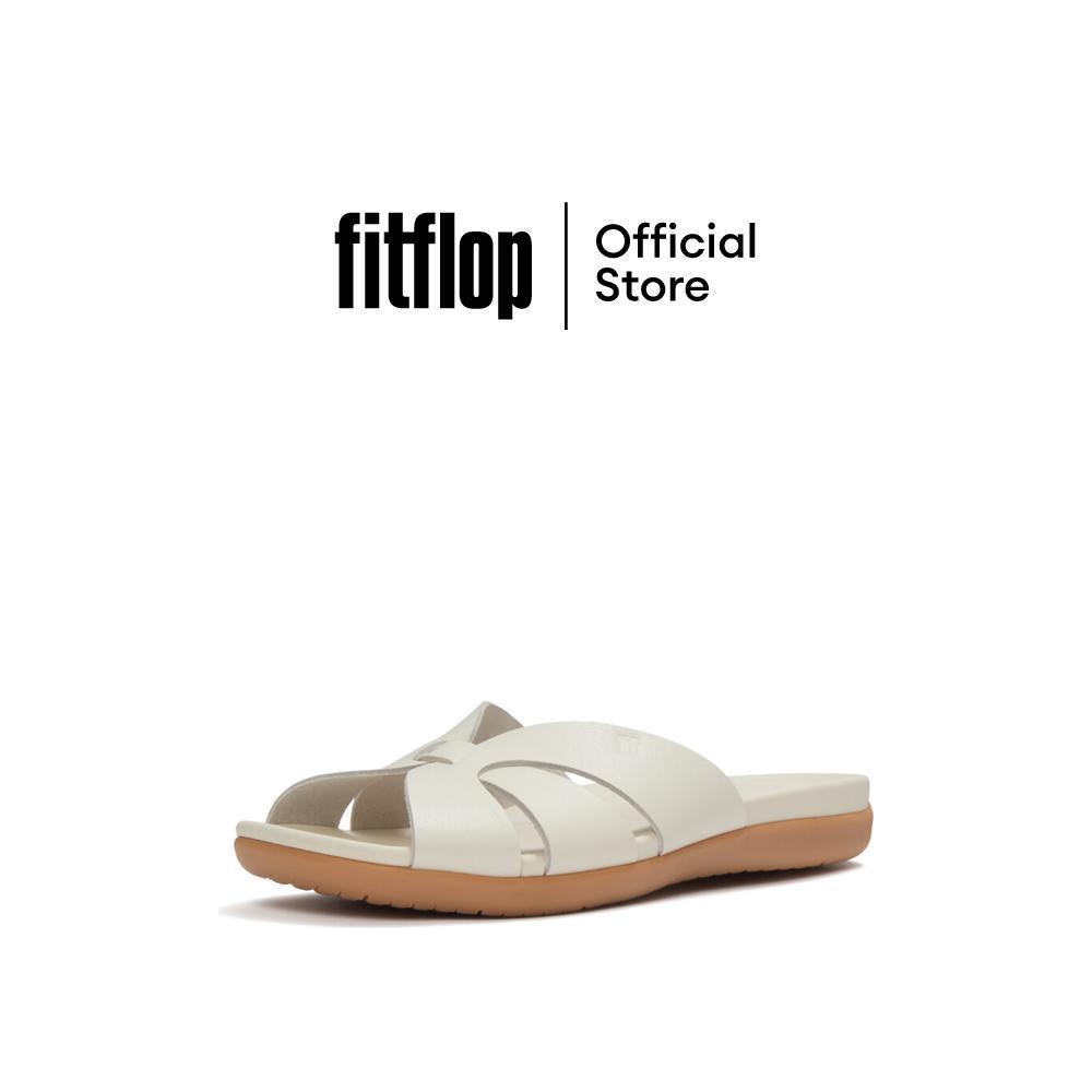 FITFLOP SOLAY WATERPROOF-LEATH WOVEN S รองเท้าแตะผู้หญิง รุ่น A6A-477 สี BEIGE