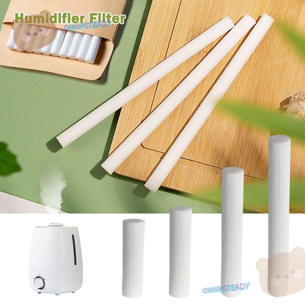 CHAMPSTEADY 50PCS Humidifier Sticks,ฟองน้ําStickวัสดุผ้าฝ้ายกรองแท่งเติม,สําลีอัลตราโซนิก 8 มม.ขนาดสําลีแกนUSB Powered Humidifiers