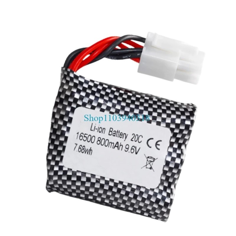 9.6 V Li-ion แบตเตอรี่สําหรับ 9115 9116 S911 S912 RC รถ 800 mAh 9115 9116 แบตเตอรี่ชาร์จของเล่นรถ