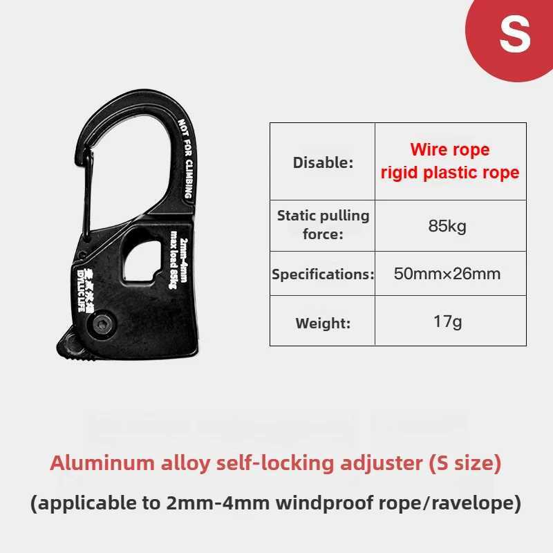 TENDA TASTYSTTR IDYLLIC LIFE Self-Locking Rope Tensioner Canopy Tent Rope Lock - IDL021