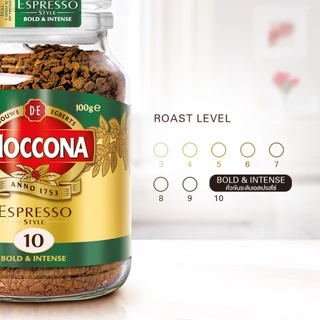 MOCCONA Espresso Style มอคโคน่า เอสเปรสโซ่ สไตล์ กาแฟฟรีซดราย 100 กรัม