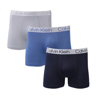 CALVIN KLEIN กางเกงในผู้ชาย Microfiber Stretch Chromatic แพ็ค 3 ชิ้น ทรง Trunk รุ่น NP2741O L0T-สี MultiColor