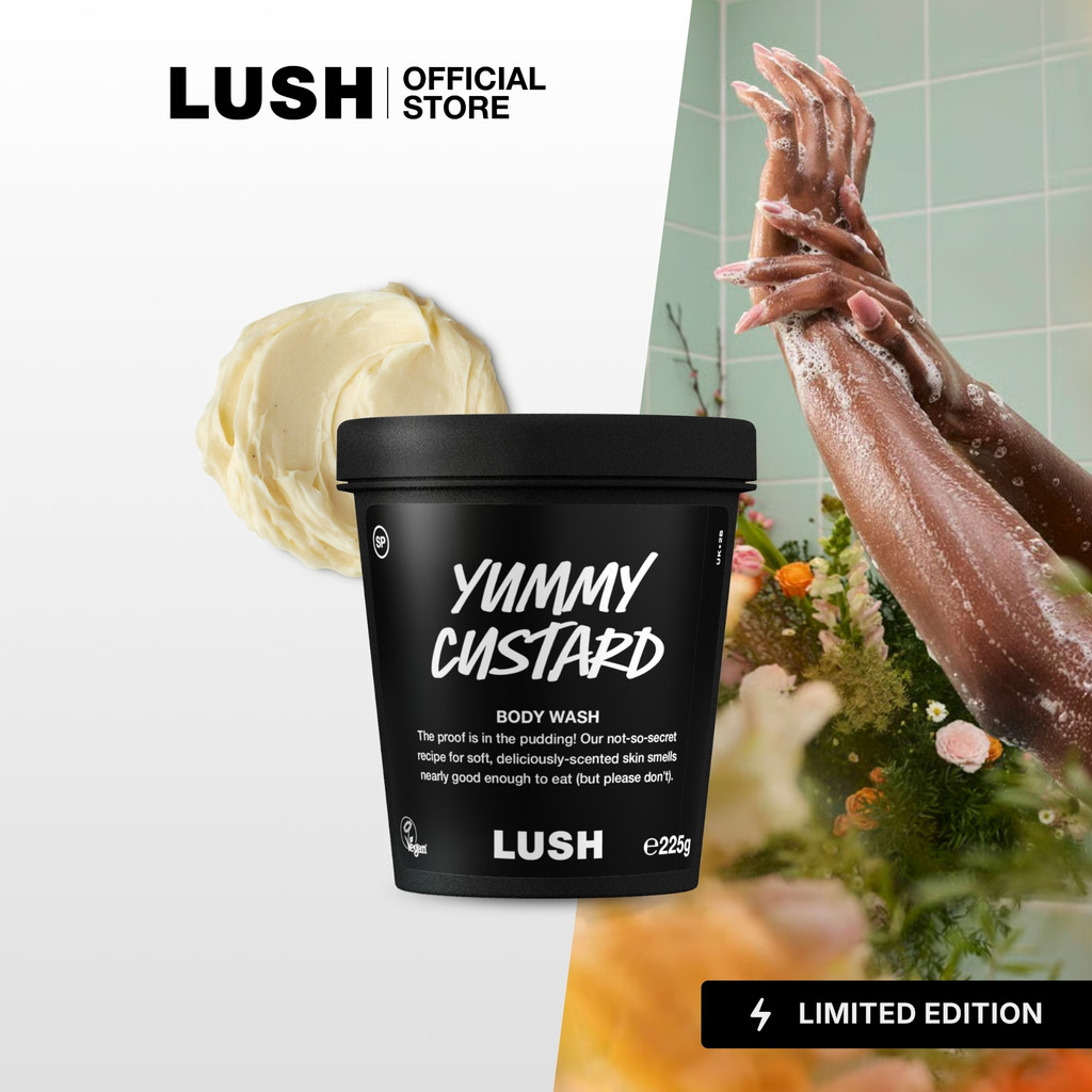 LUSH ครีมอาบน้ำ Yummy Custard Body Wash (MOTHER'S DAY EXCLUSIVE)