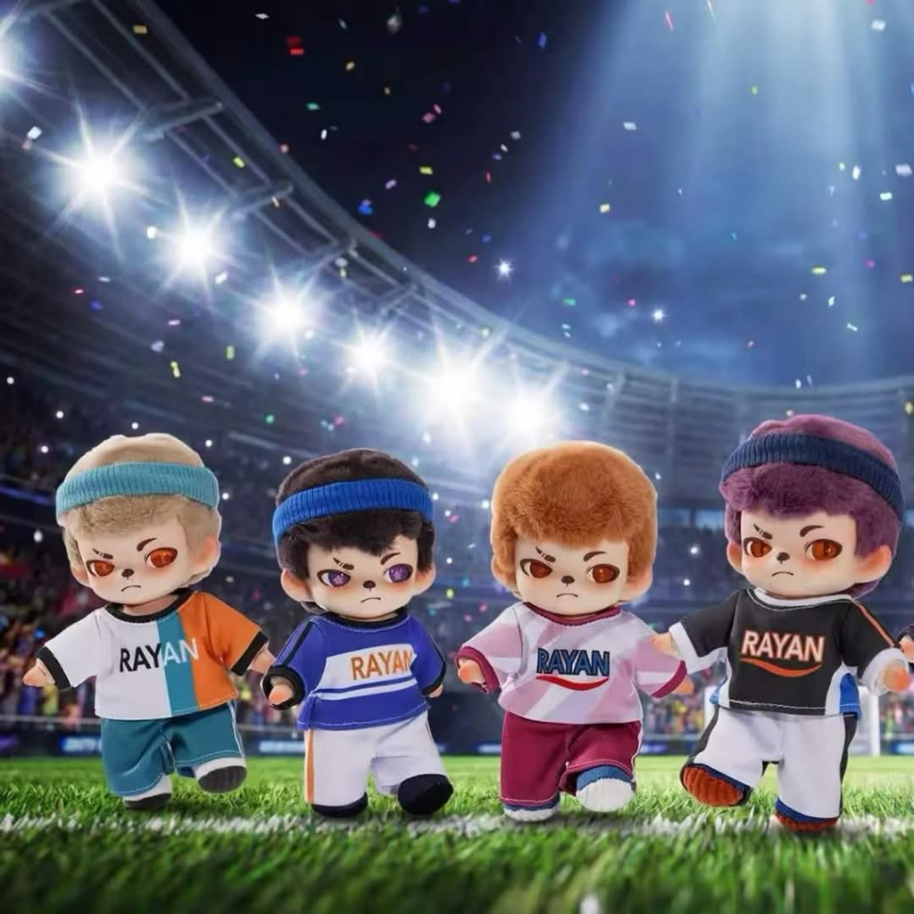 พร้อมส่ง ยน 450 ⚽✨ Rayan Global Fever Series Plush Blind Box 🧸