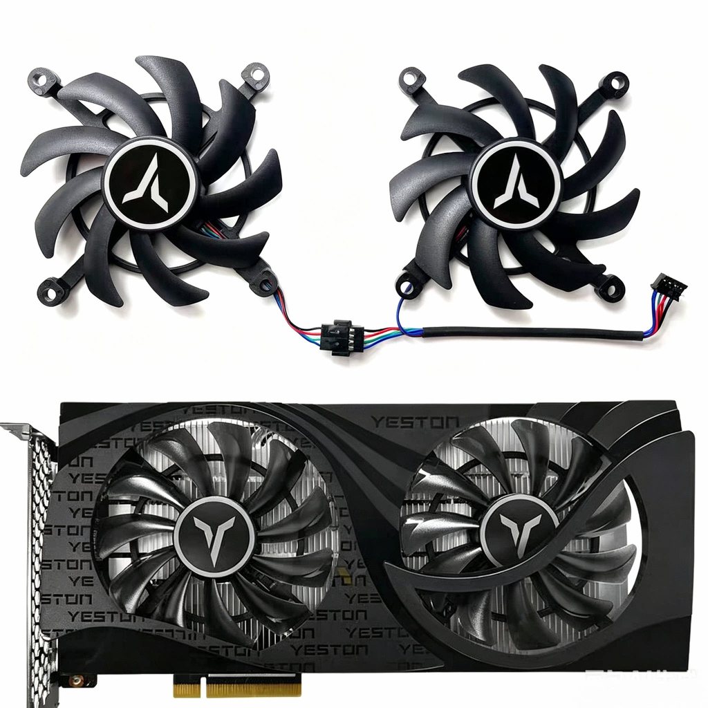 [หม้อน้ําขายร้อน] YESTON/Yingtong RX6600XT RX6600 6500 8GB GAEA God of Earth กราฟิกการ์ดพัดลมระบายคว