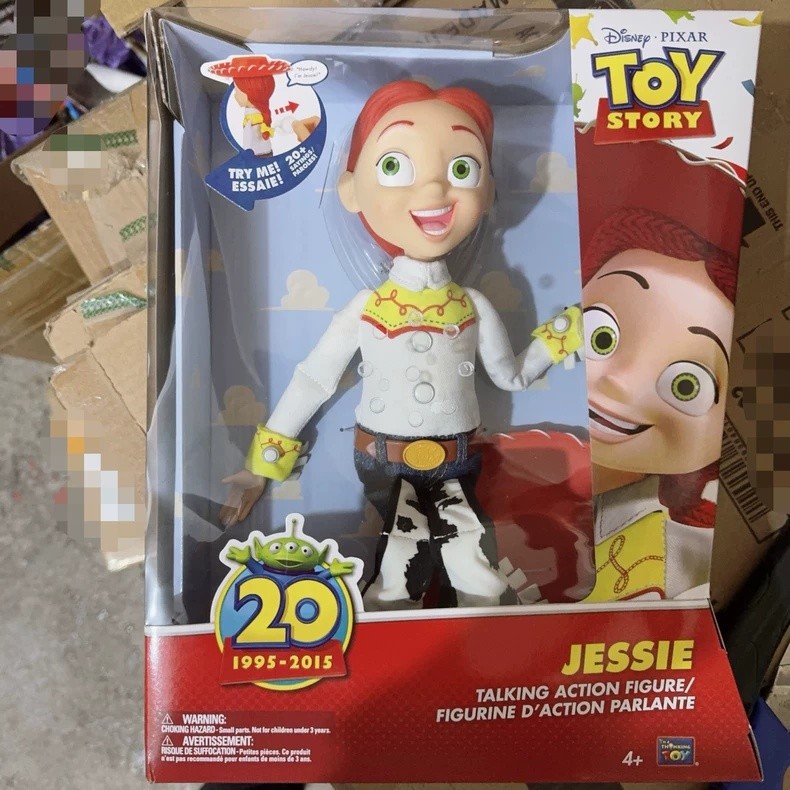 ตุ๊กตาเจสซีพูดตามเสียงจาก Toy Story พร้อมชุดคาวเกิร์ลและ巴斯光年版