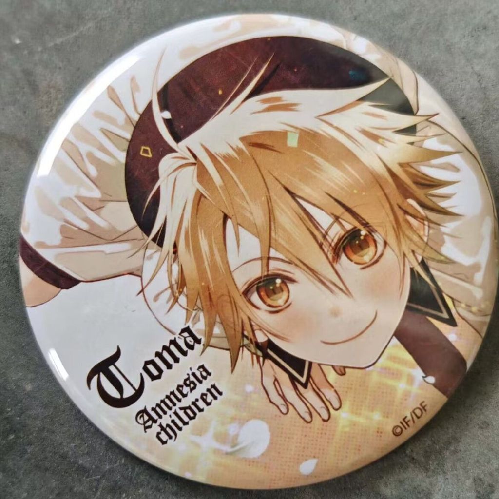 Amnesia amnesia toma Choir วัยเด็ก Bar Badge เข็มกลัดดีบุกสองมิติ Valley