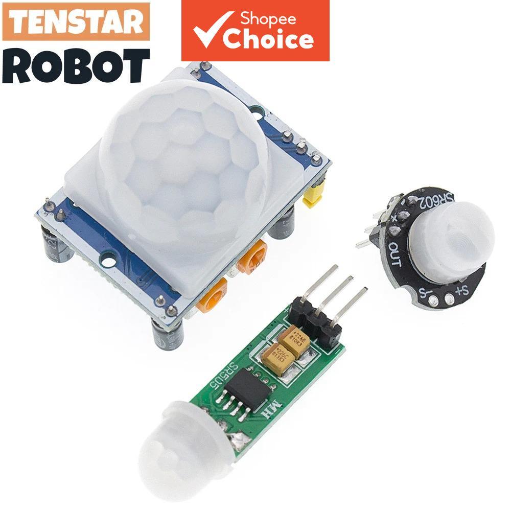 โมดูลตรวจจับการเคลื่อนไหวอินฟราเรดแบบพาสซีฟปรับได้สําหรับ Raspberry Pi เซ็นเซอร์ตรวจจับร่างกายมนุษย์ PIR HC-SR501 HC-SR602 HC-SR505