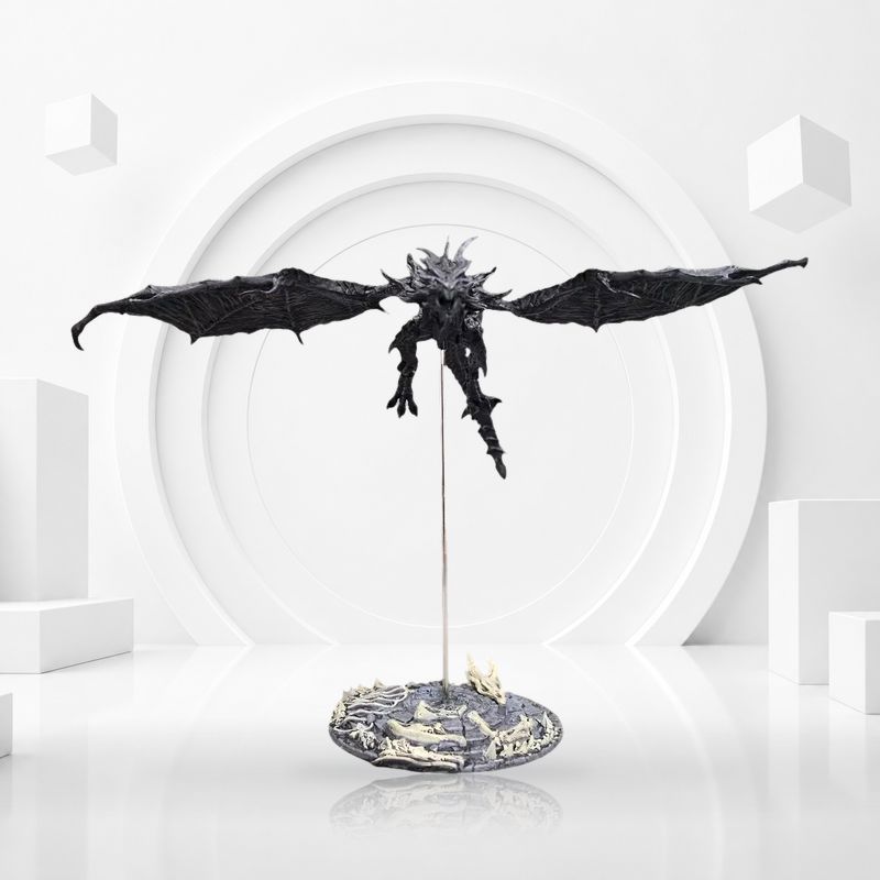The Elder Scrolls V Skyrim Alduin The World Eater Action Figure เกมบัลลังก์สไตล์ Dragon ของเล่นสะสม