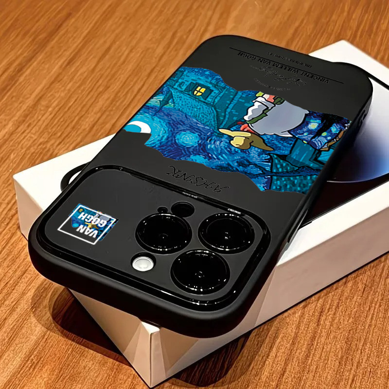Matte Soft Case iPhone 12 Pro Max 17 16 15 14 13 11 X XSMax 7 8Plus Star Night Art Painting Second t