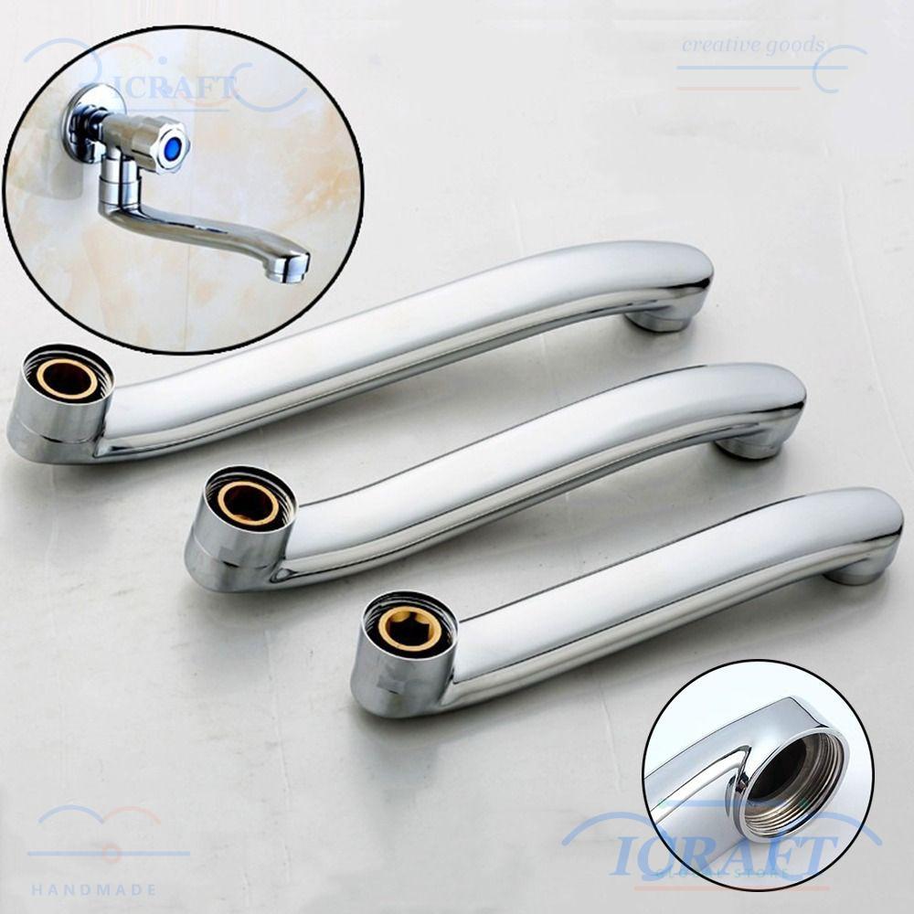 CRAFT Faucet Extender Connector, Stainless Steel Quick Open Basin Faucet Tube, Durable S-type Sink F