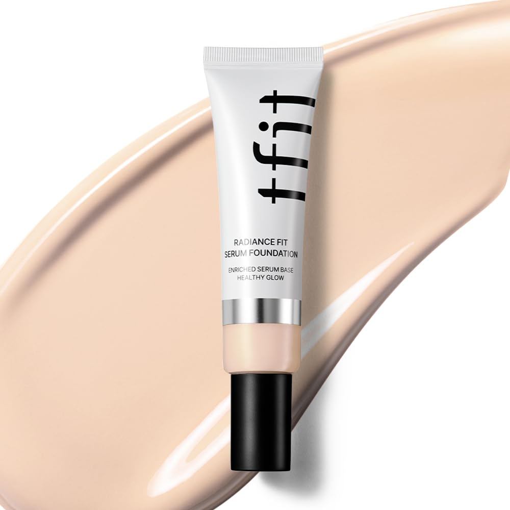 TFIT Radiance Fit Serum Foundation Shade C01 Porcelain 30g 83.6% เซรั่มเบส | แต่งหน้าเกาหลี, รองพื้น