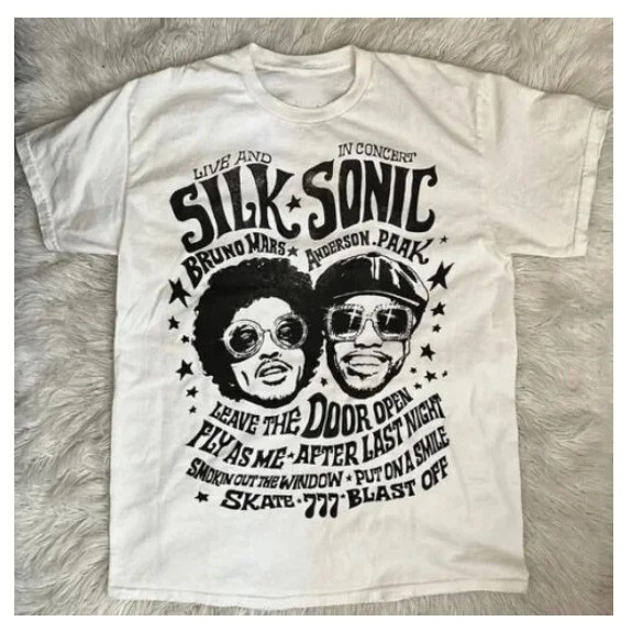 เสื้อยืด Silk Sonic Bruno Mars