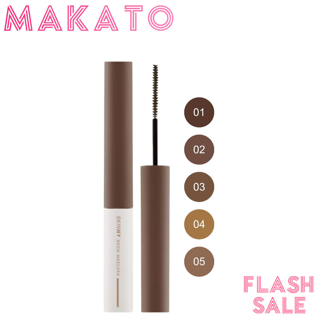 [ Flash Sale ] MEILINDA Skinny Brow Mascara เมลินดา มาสคาร่า คิ้ว ปัดง่าย กันน้ำ สีชัด พกง่าย 1 แท่ง