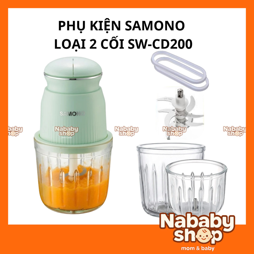 Odd อุปกรณ์เสริมสําหรับ Samono SW-CD200 เครื่องปั่นโถแก้ว SW-CD200 600ml CD200 กระปุก 300ml ขนาดเล็ก