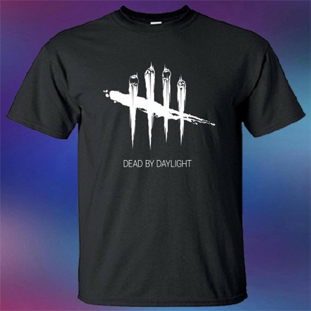 เสื้อยืดลายกรงเล็บจากเกม Dead by Daylight สีดำ สำหรับผู้ชายและผู้หญิง สไตล์สตรีท ใส่ได้ทุกวัน มีไซส์