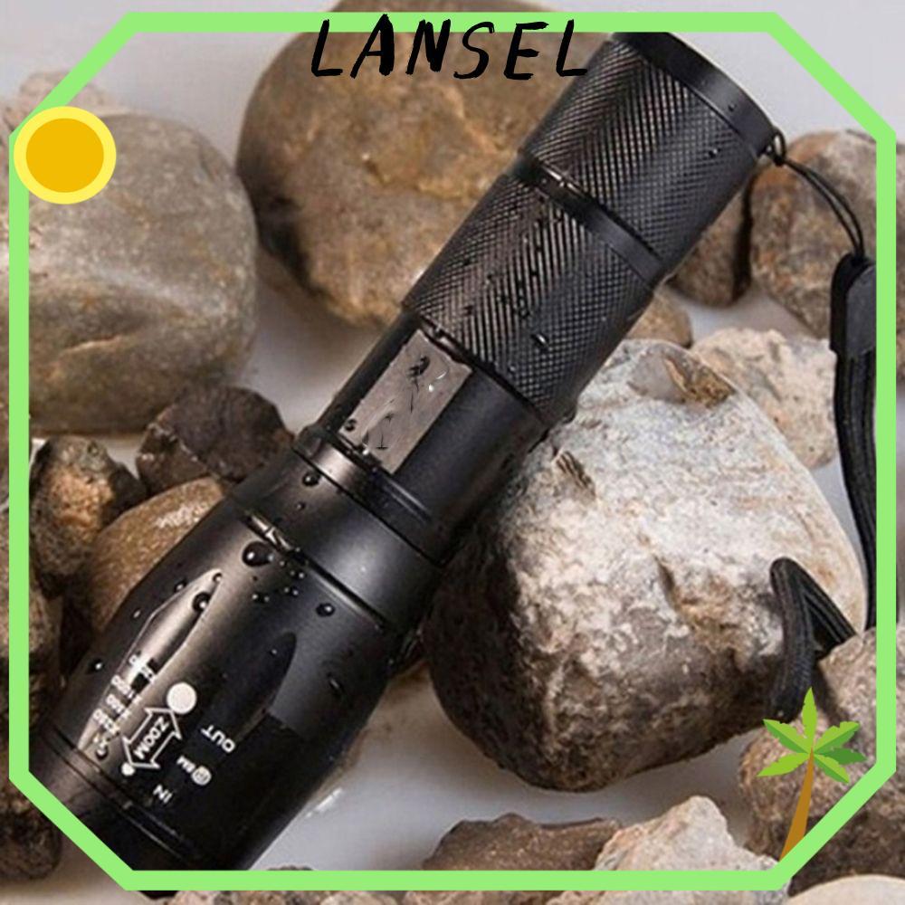 LANSEL1 ไฟฉายกันน้ําคุณภาพสูงเดินป่าตั้งแคมป์ LED 500 Lumen