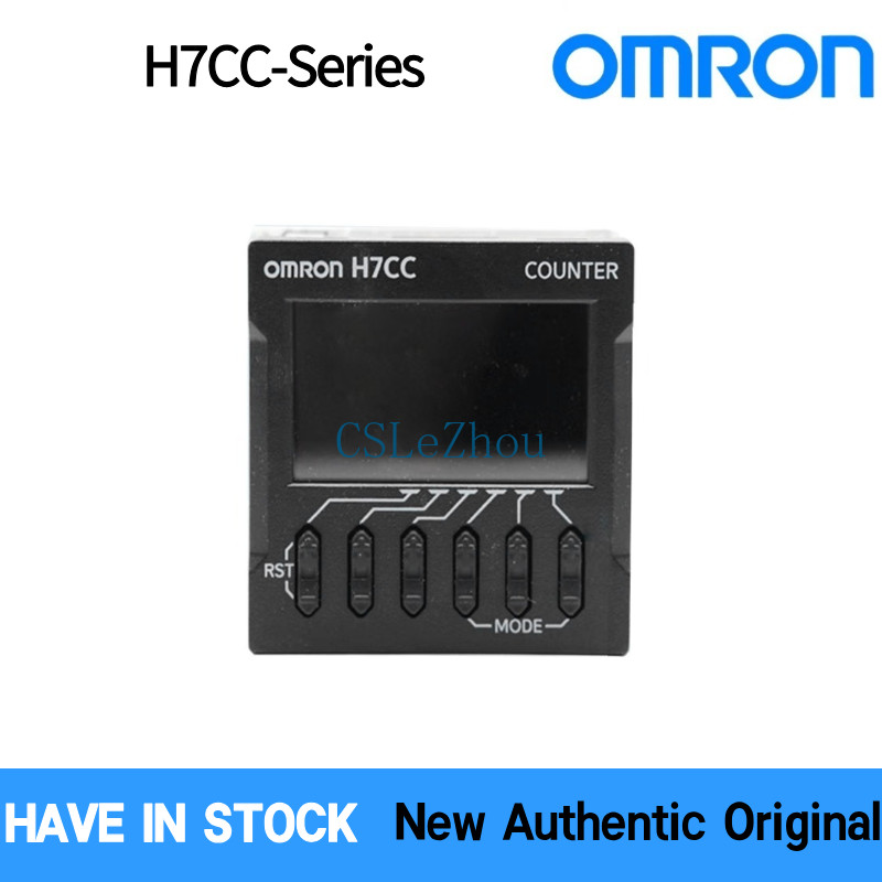 ของแท้ OMRON H7CC Series เคาน์เตอร์อิเล็กทรอนิกส์ H7CC-AD A8D A11SD AWD AWSD 6 หลัก LCD 12 48VDC 24V