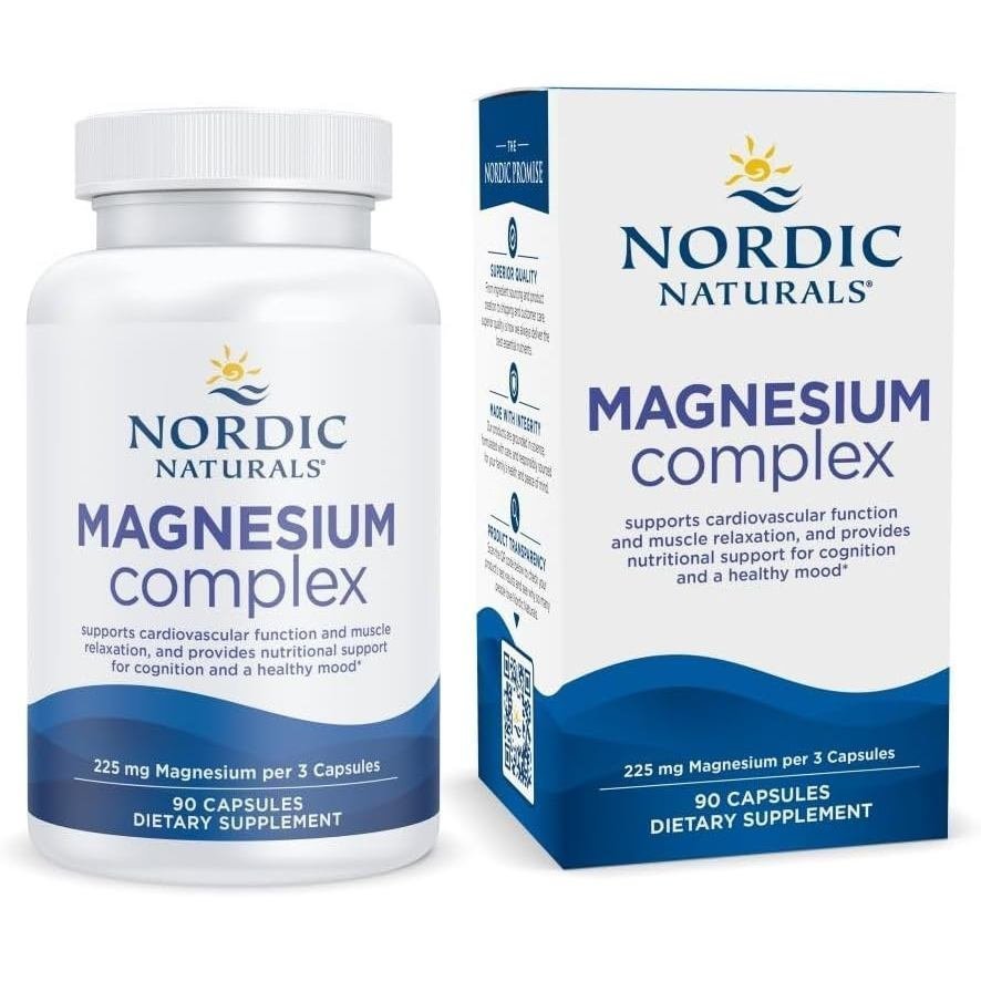 NordicsComplex-90Capsules-225mg,1.9mgIron-Brain&HeartHealth,Mood,Energy,&Relaxation-Non-GMO,Vegan-30