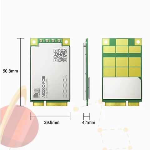 NGXT A8200C-PCIE SIMCOM 5G PCIE R16 5G SA/NSA A8200C NR/LTE-FDD/LTE-TDD โมดูล Iot Solution M2M เครือ
