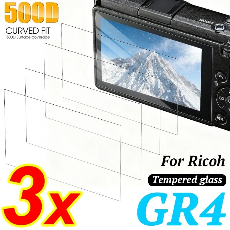 กระจกนิรภัยสําหรับ Ricoh GR GR II GR III HDF GR III GR IIIx HDF GR IIIx GR IV HDF GR IV Monochrom GR
