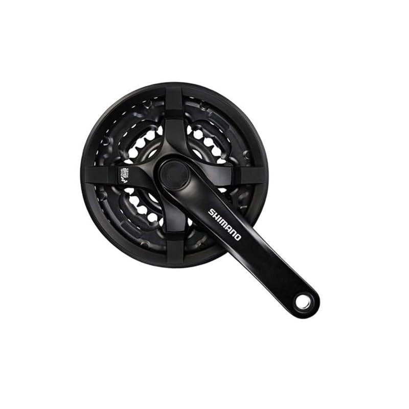 Shimano FC-TY501 Black 48X38X28T 170mm 8/7/6S with Chain Guard EFCTY501C888CLB