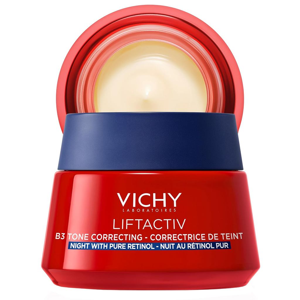 VICHY LiftActiv B3 4% Niacinamide + 0.15% Retinol Night Cream 1.69oz | Retinol night cream with niac