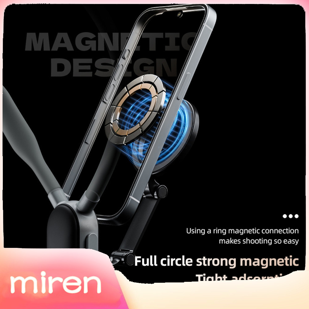 Miren-th Miren-th TELESIN MNM-001 ที่วางโทรศัพท์แบบคล้องคอพร้อม Magnetic Quick Release สายปรับได้หลา