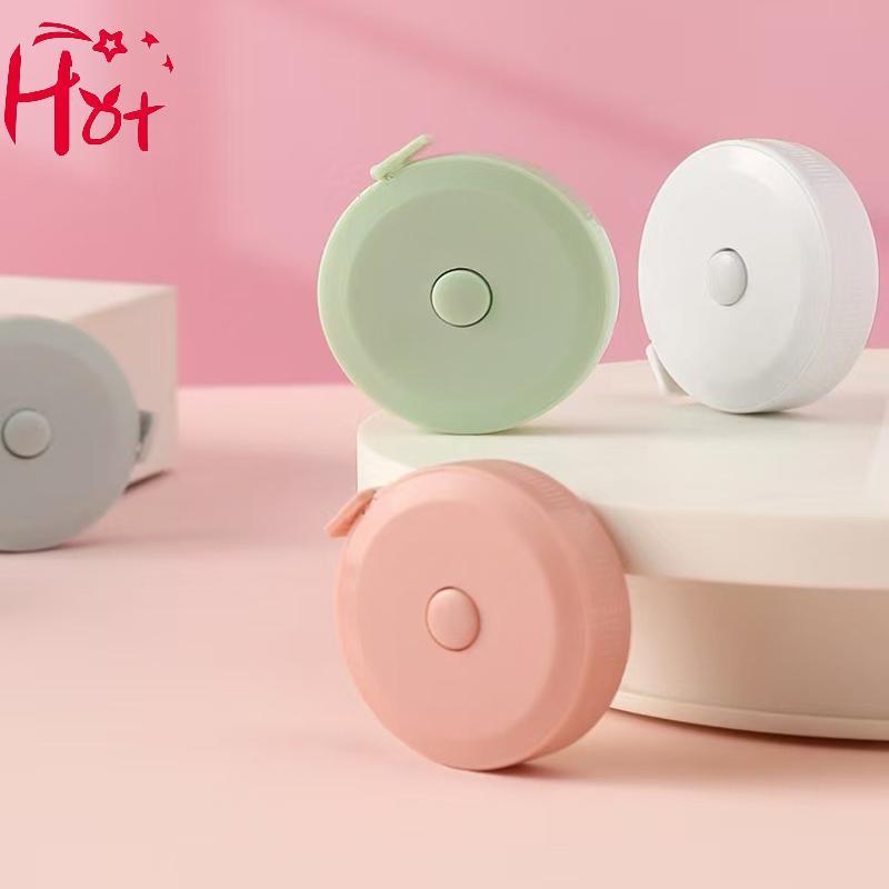 GE Mini Retractable เทปวัด 1M 3FT Poet Sized พวงกุญแจออกแบบสําหรับงานไม้ DIY โครงการขนาดเล็กสแควร์