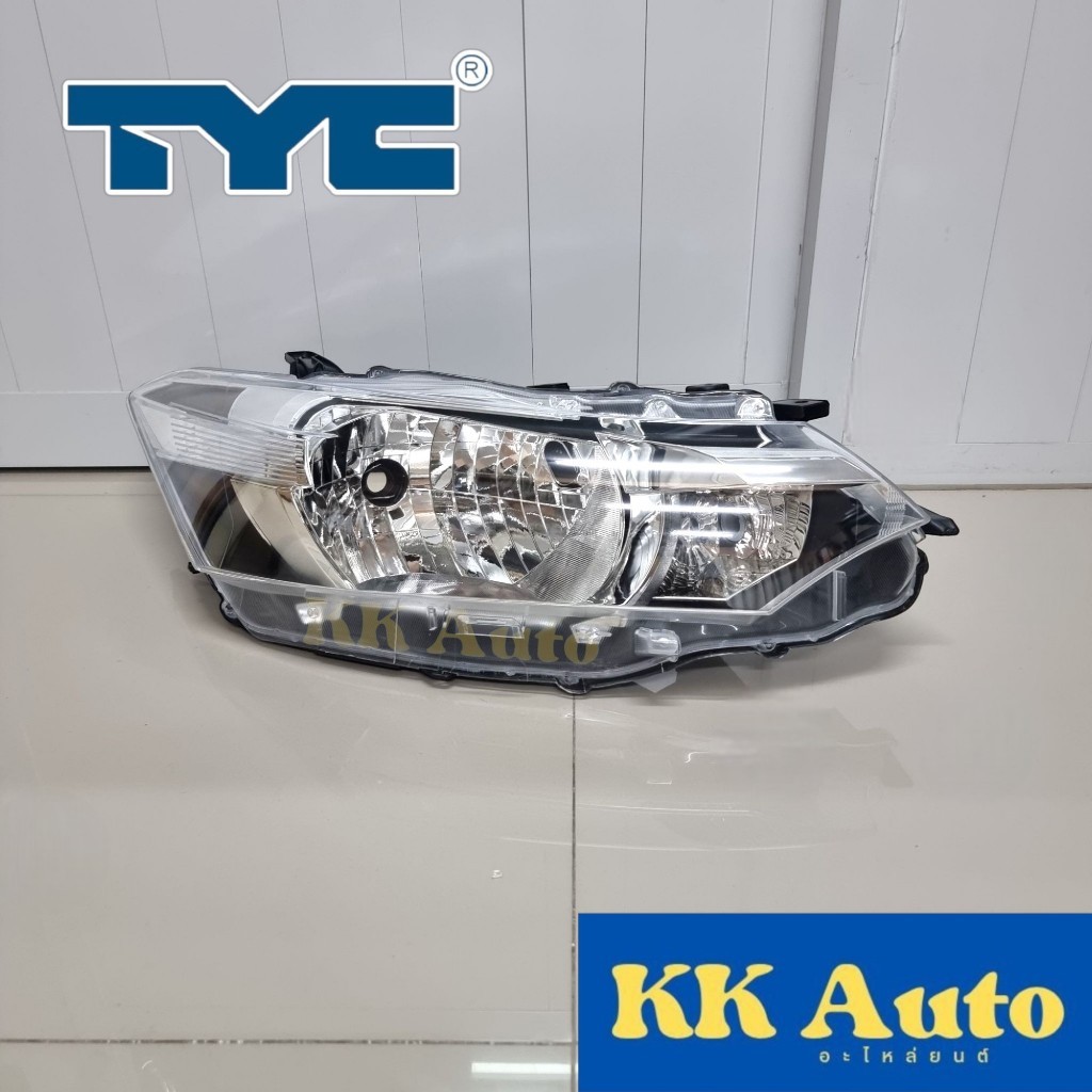 ไฟหน้า TOYOTA VIOS ปี 2013 2014 2015 2016 ไฟหน้า โตโยต้า วีออส โคมธรรมดา Vios Gen 3 รุ่น J และ E ยี่