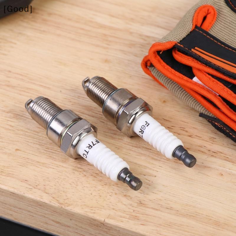 [Well] หัวเทียนรถจักรยานยนต์ F6RTC สําหรับ 50cc 70cc 90cc 110cc เครื่องยนต์สําหรับ PW50 PW80 LT50 Co