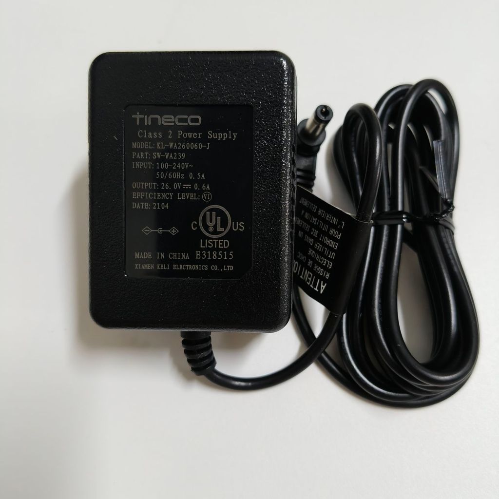 ZB1756-6S1P-07 TINECO TINECO เครื่องมือกําจัดไร 26V แหล่งจ่ายไฟเครื่องดูดฝุ่นสายชาร์จ