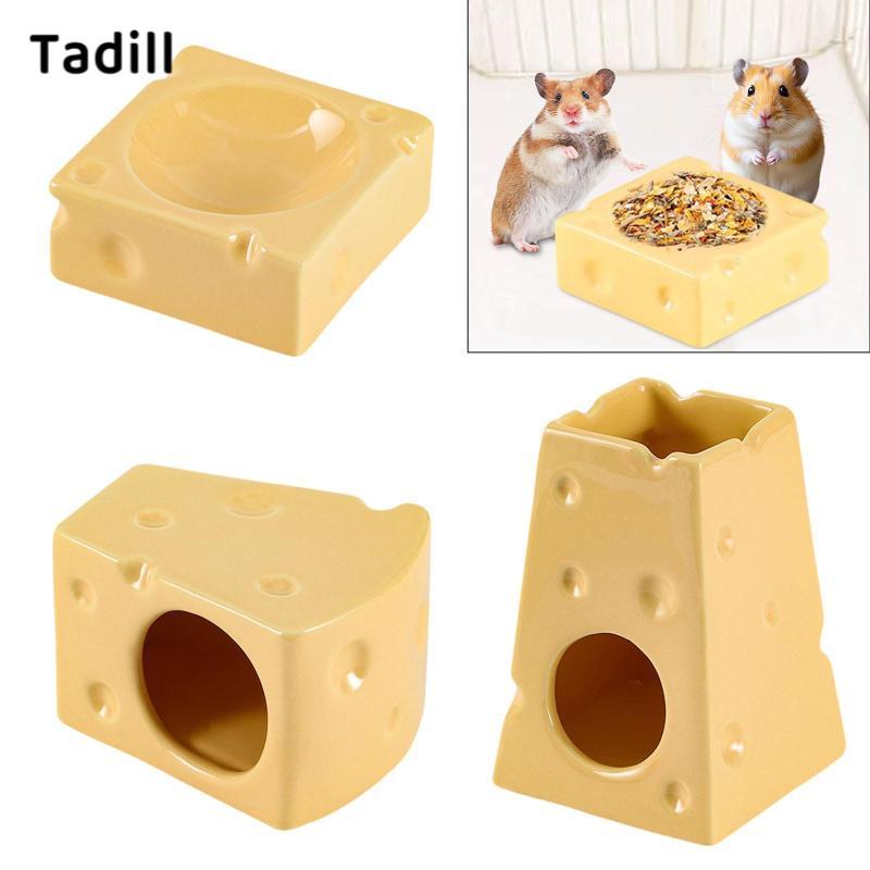 Tadill Hamster Habitats เซรามิคอเนกประสงค์สําหรับสัตว์เล็ก Chipmunk Gerbils