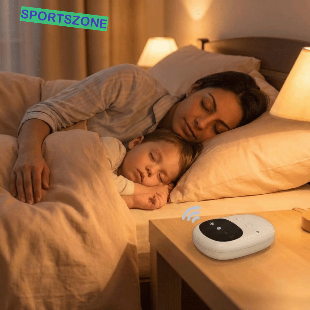 SPORTSZONE เตียง Wetting Enures Alarm, USB ชาร์จแบบพกพา Bedwetting Alarm, การตรวจจับอัจฉริยะความไวสู