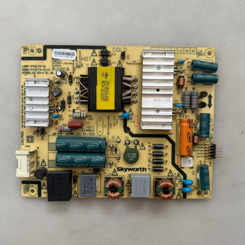 Chuangwei 40/42E5CHR 40/42E361W42X5 40/42E360E Power Board 168P-P42ETN-01