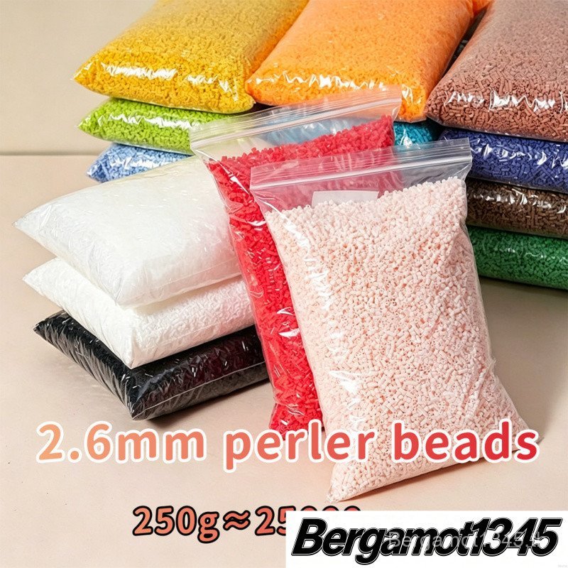 H Series 250g 25000pcs 2.6mm Mini Perler ฟิวส์ลูกปัด Refill Pack DIY Craft Handmade Pixel Art ลูกปัด