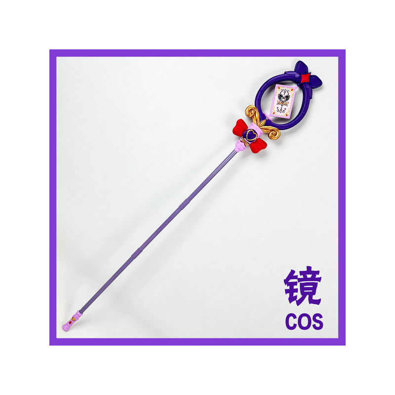 Wonderful Pretty Cure! Lulu Asuka Cosplay Staff Weapon Prop for Comic Con Costume Event Show