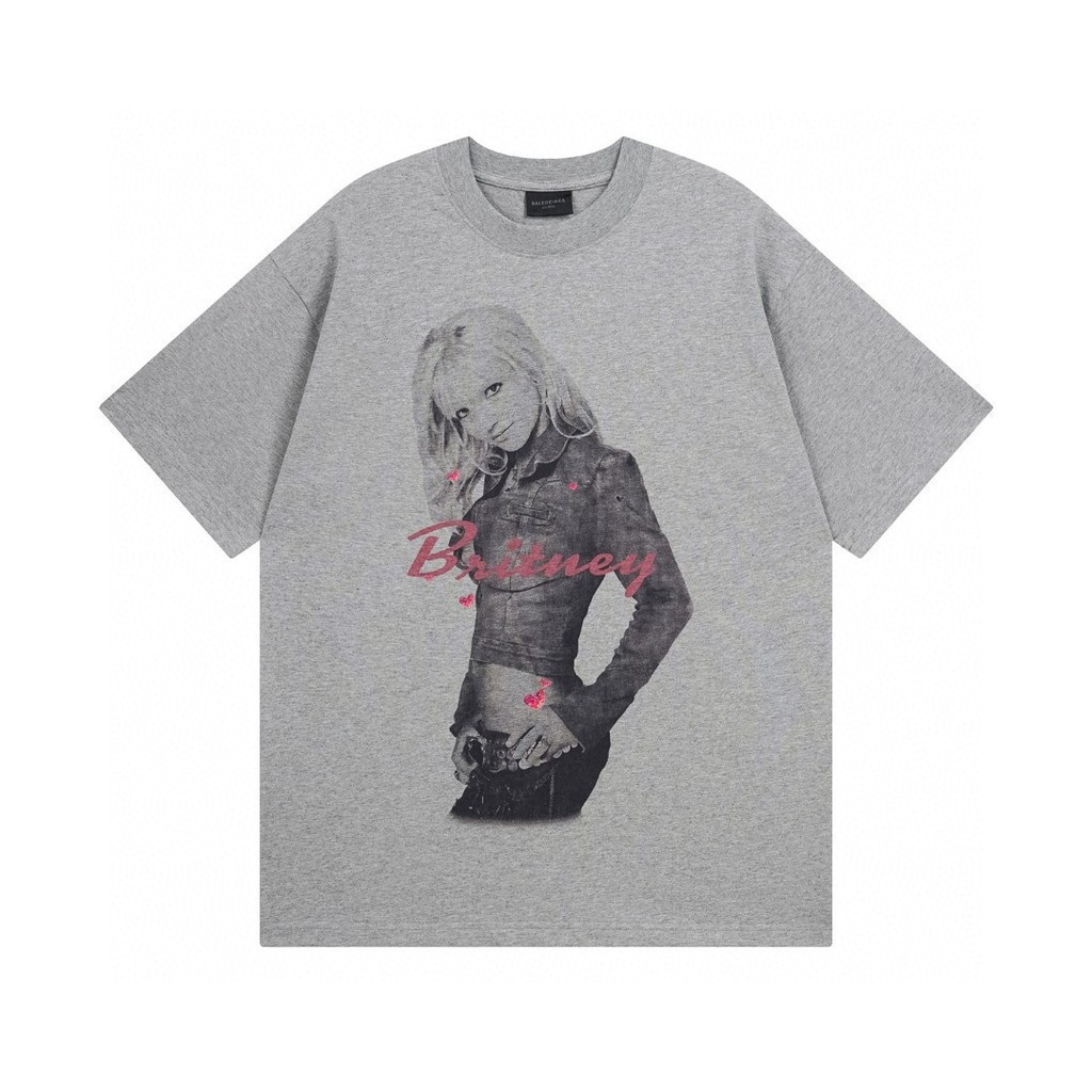 BAL * ENCI * AGA2026 Early Spring เสื้อยืดแขนสั้นสไตล์ใหม่ชายหญิงคู่สไตล์ Basic Temperament High-End
