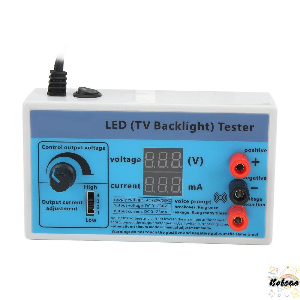 BOLSACF Backlight Strip Tester,มัลติฟังก์ชั่ปรับเอาท์พุทแรงดันไฟฟ้าLED TV Backlight Tester, 0-230Vปล