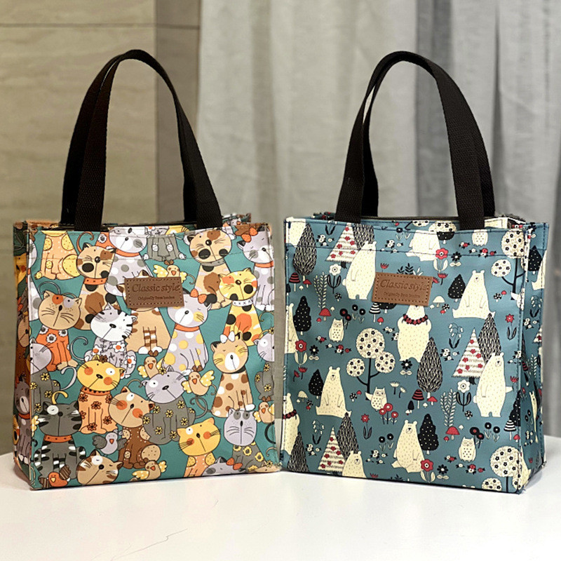 กระเป๋าถือผ้าอ๊อกซ์ฟอร์ด Baby Mom Baby Outing Mom Bag with Baby Mother Baby Bag Outing Handbag Fashi