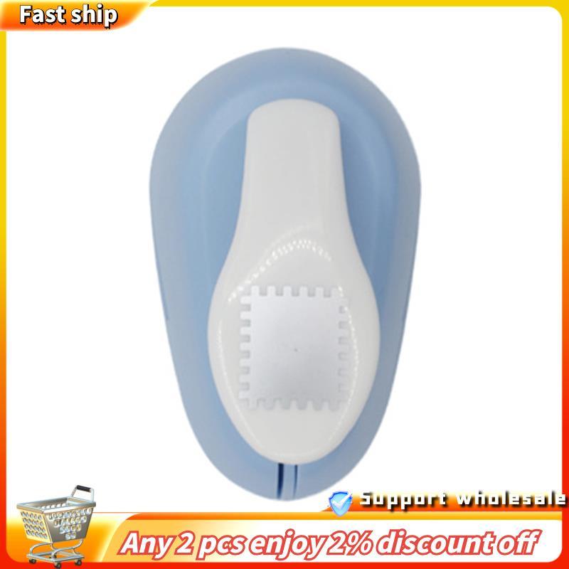 ในสต็อก-Craft Punch ลายนูนเครื่องแสตมป์รูปร่างรูกลม Punch Toothed Embosser Puncher