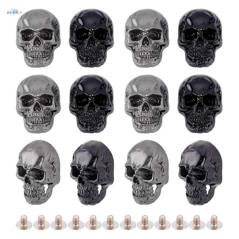 Skull Studs Skull Studs สําหรับหนัง Skull สกรูกลับ Rivets