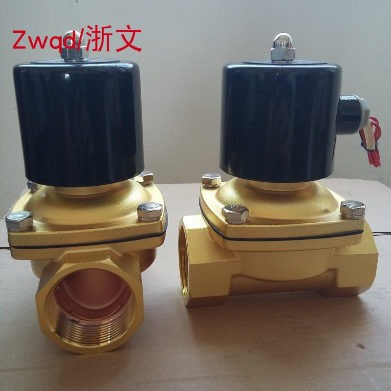 วาล์วแม่เหล็กไฟฟ้าท่อ UW‑40 2W400‑40 ปกติปิด 2ทาง ขนาด1.5นิ้ว DN40 สำหรับระบายน้ำ