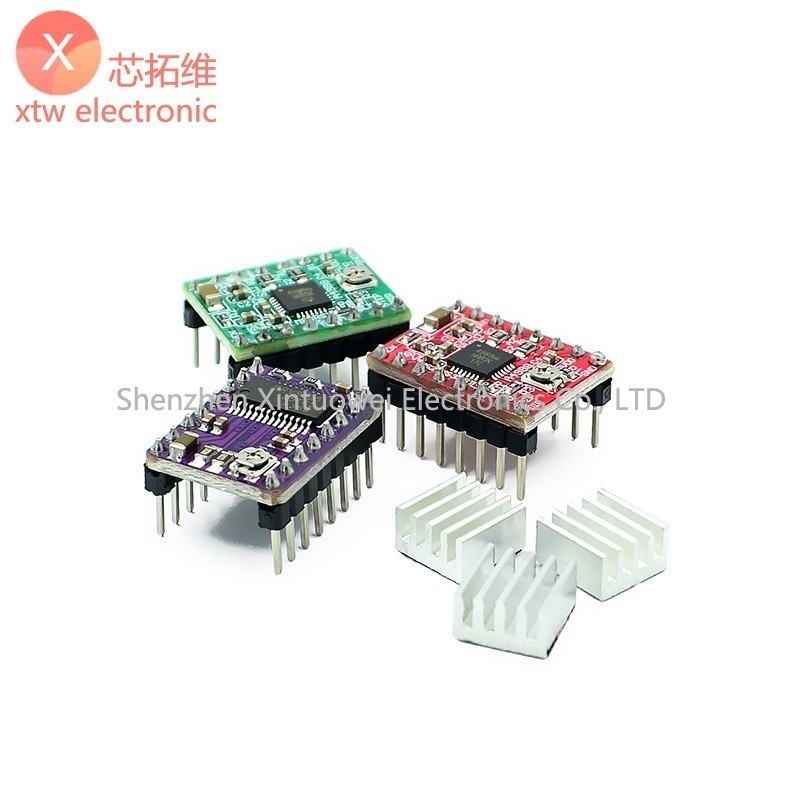 Reprap Stepper Driver Stepper Motor Driver A4988 DRV8825 บอร์ดพัฒนาโมดูล DIY